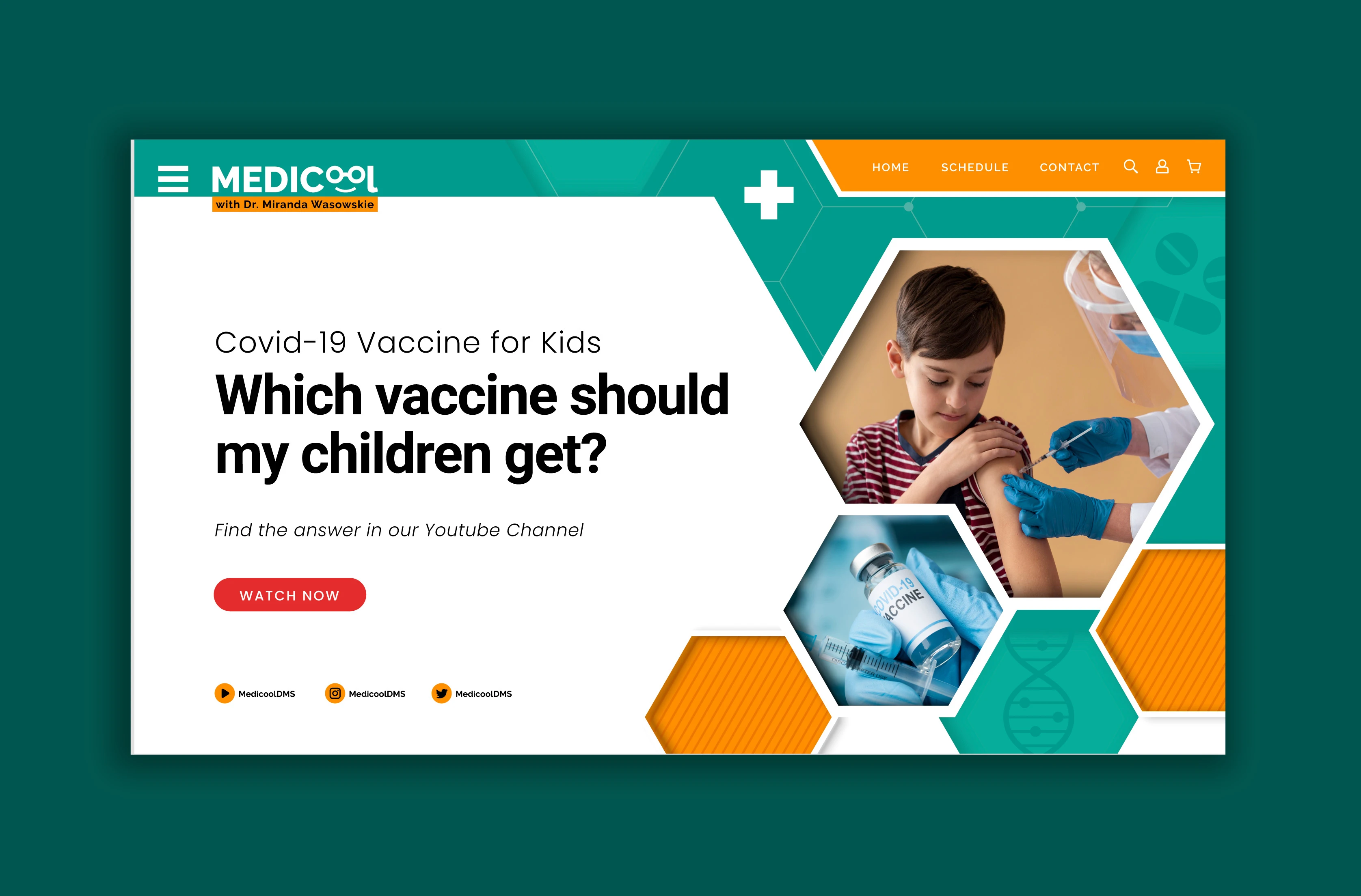 Covid-19 Vaccine For Kids Banner