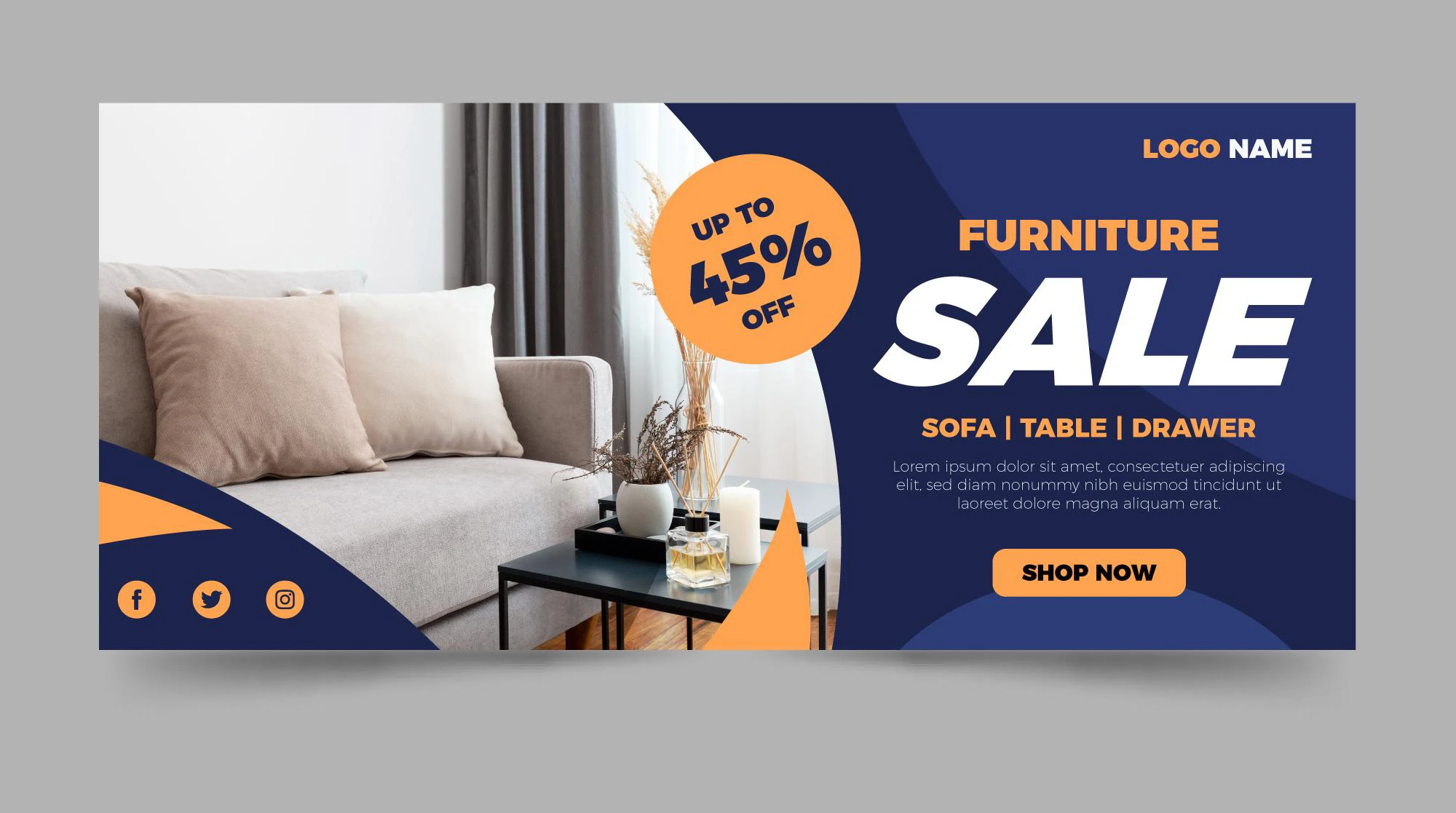 Furniture Banner Design