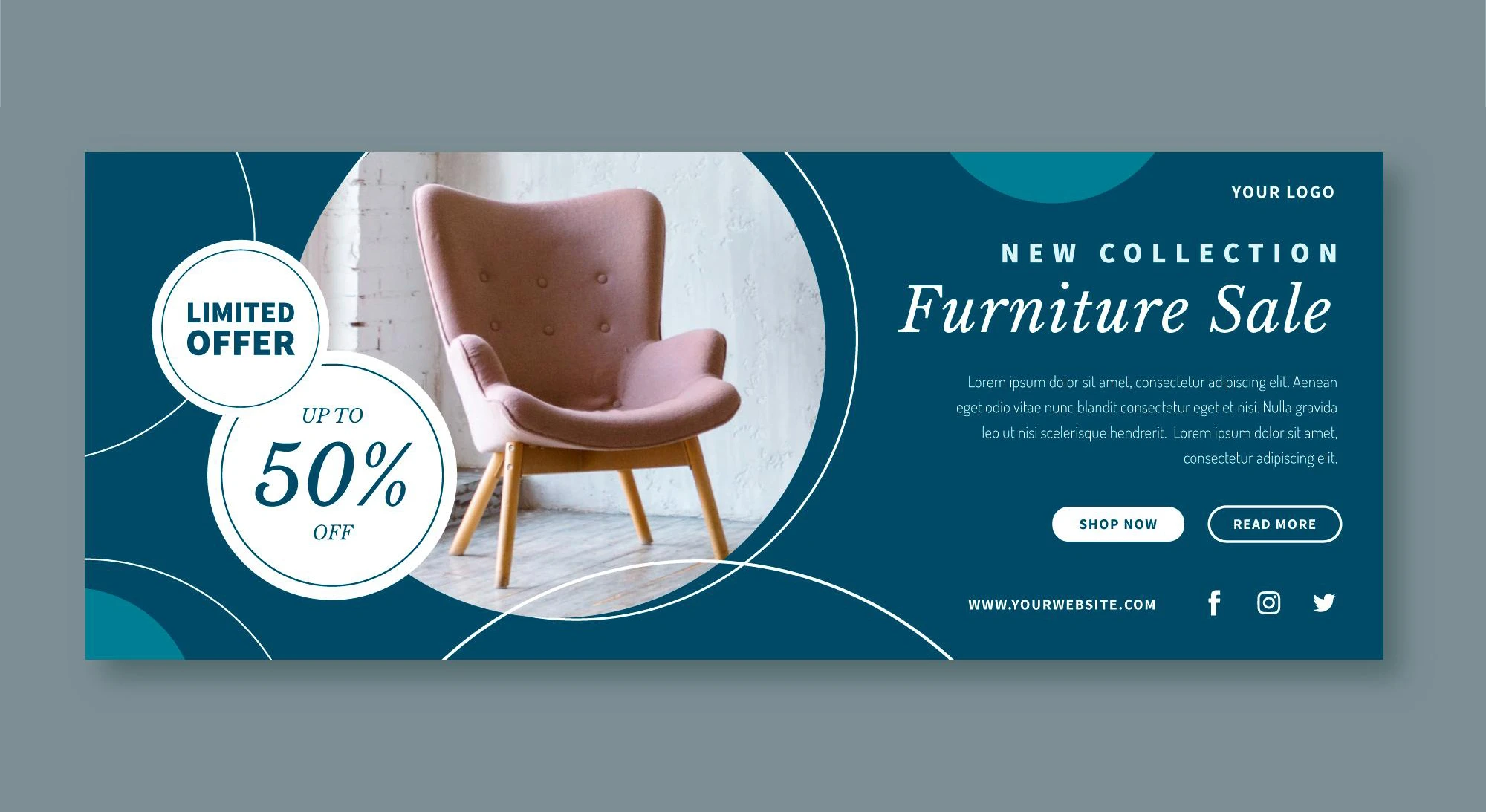 New Collection Furniture Banner Design