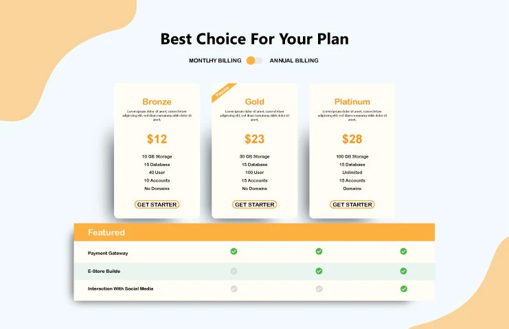 Select the Right Plan