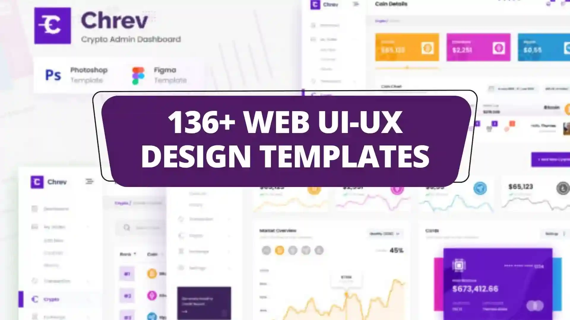136+ Web UI/UX Design Templates Bundle