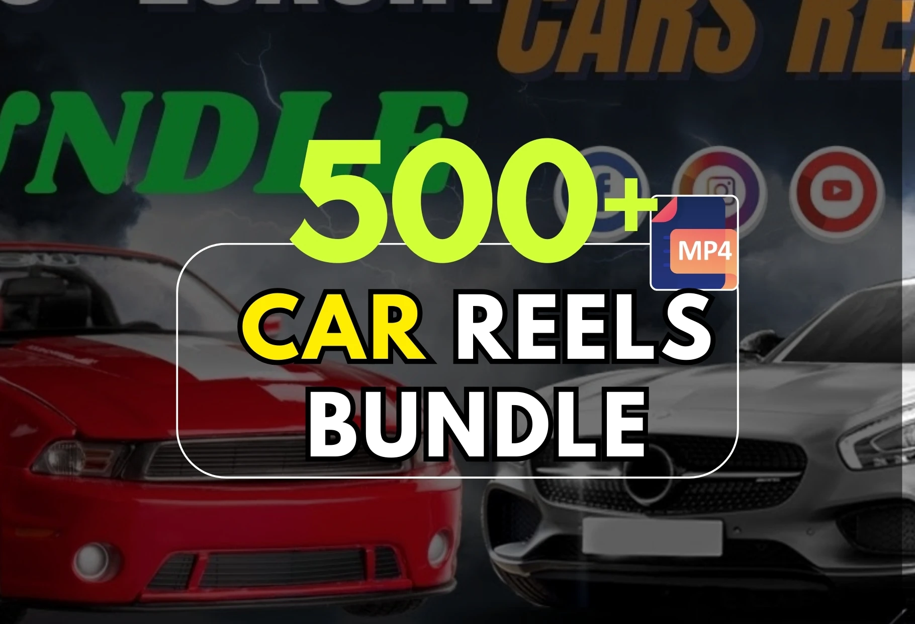 500+ Car Edits Reels Bundle