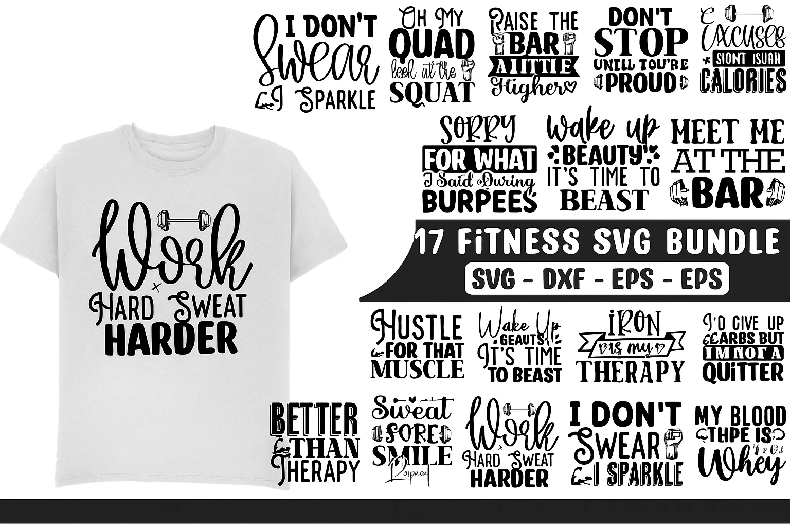 Fitness SVG Bundle