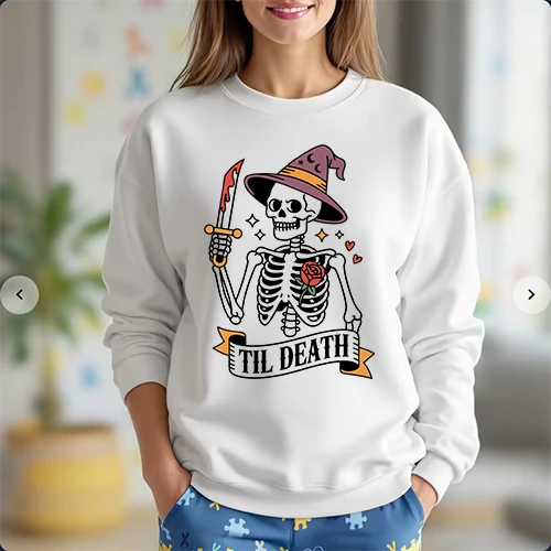 Til Death Halloween T shirt Design