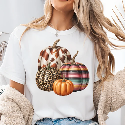 Leopard Pumpkin T Shirt Design