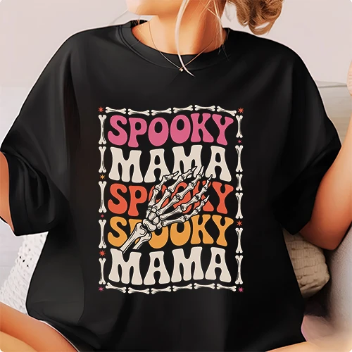 Spooky Mama T Shirt Design