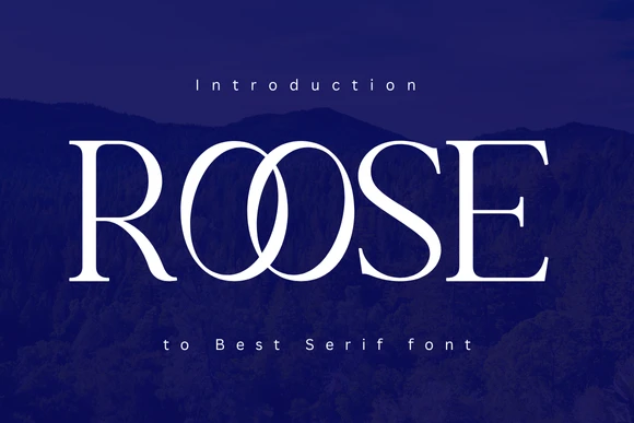 Title: Roose Font | Elegant & Versatile Typeface for Modern Designs