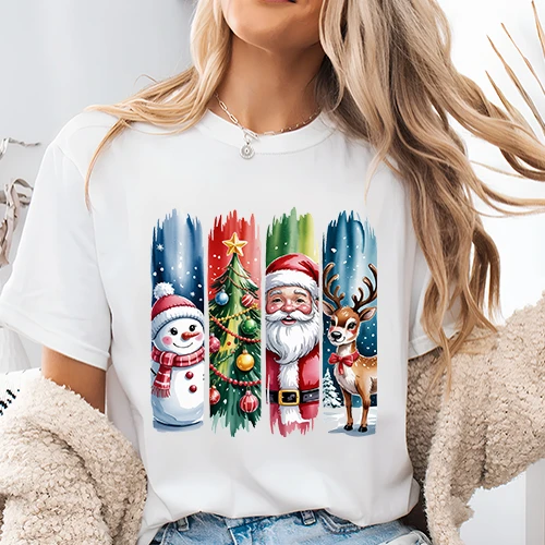 Christmas brushstroke t shirt