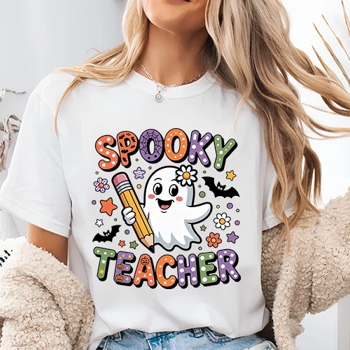 Spooky Teacher T Shirt Design