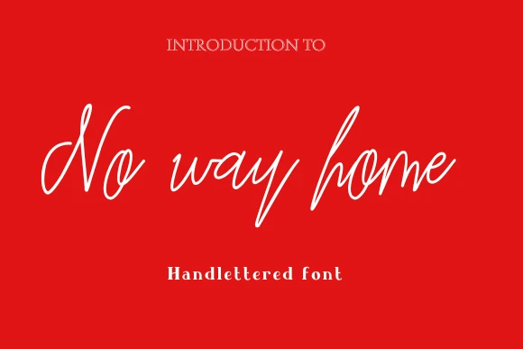 No Way Home Font – Bold Modern Display Typeface for Posters, Branding & Headline