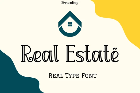 Real Estate Fonts – Professional Typeface Collection for Property Branding, Sign