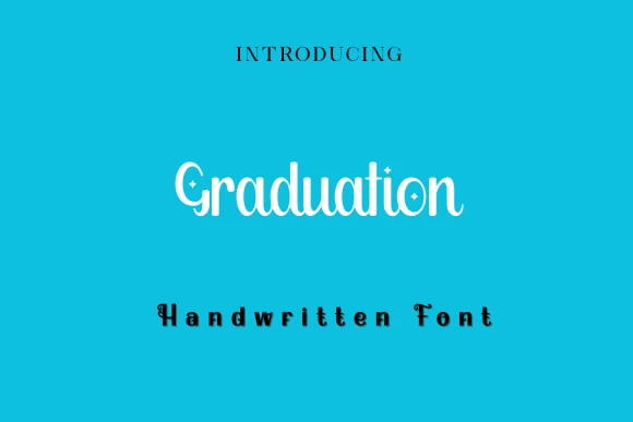 Graduation Font – Elegant Serif & Script Typeface for Certificates, Invitations