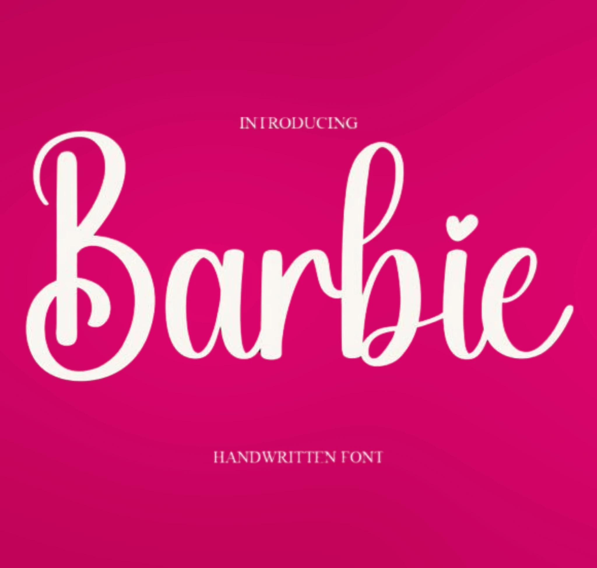 Barbie Fonts | Cute Script & Stylish Lettering for DIY Projects