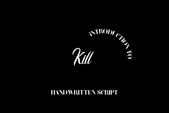 Kill Fonts | Bold Edgy Display Typeface for Posters, Horror Themes & Gaming Grap