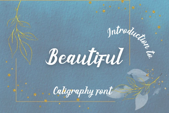 Beautiful Fonts | Elegant Handwritten & Script Typeface for Invitations, Brandin