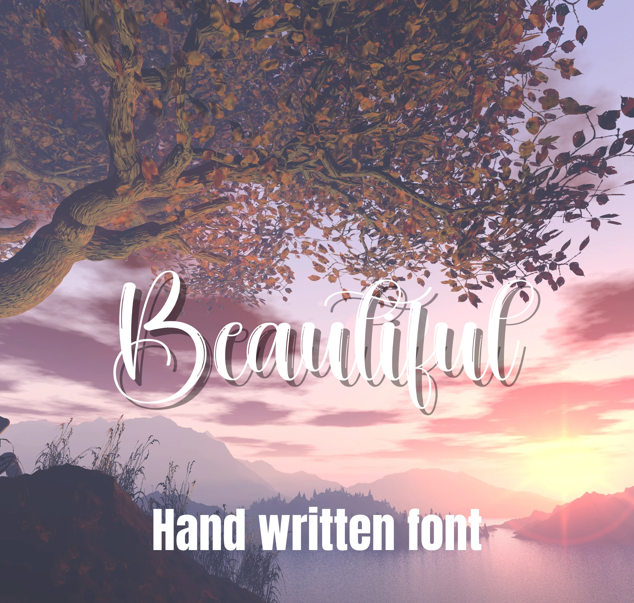 Beautiful Fonts | Elegant Handwritten & Script Typeface for Invitations, Brandin