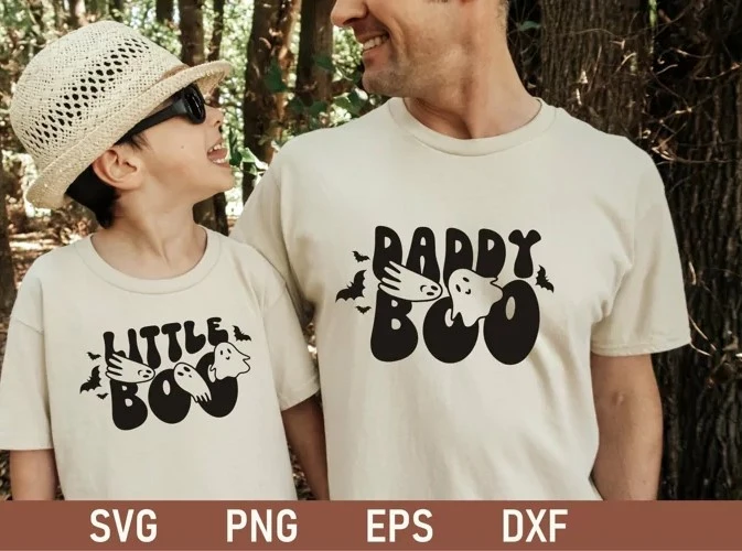 Daddy And Me Halloween Svg