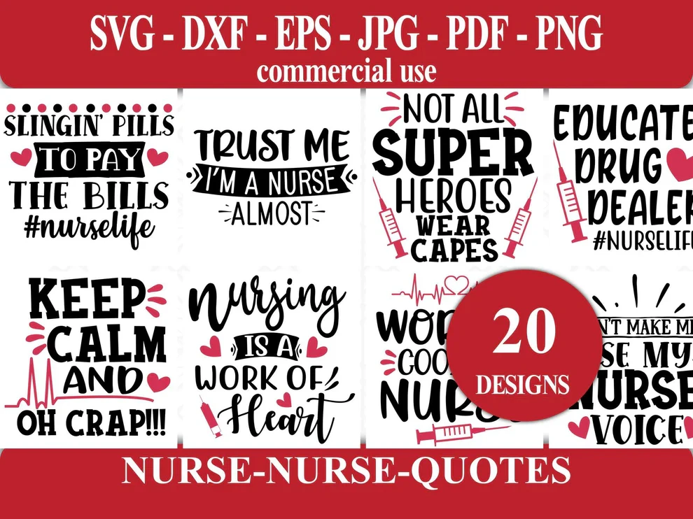 Nurse Quotes SVG