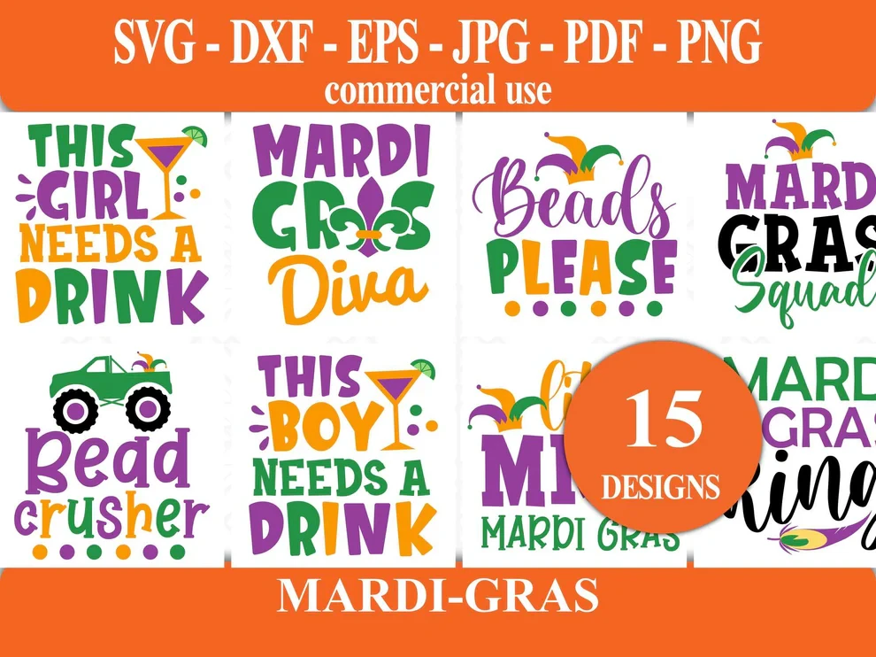 Mardi Gras SVG