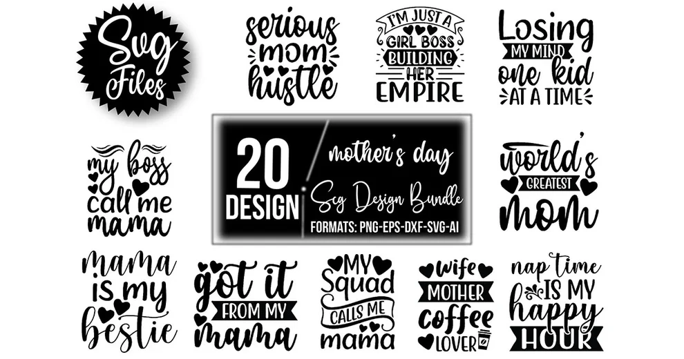 Mother’s Day SVG Bundle 1