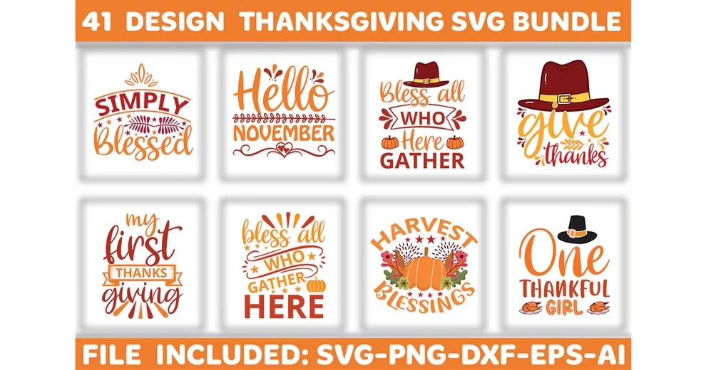Thanksgiving SVG Bundle