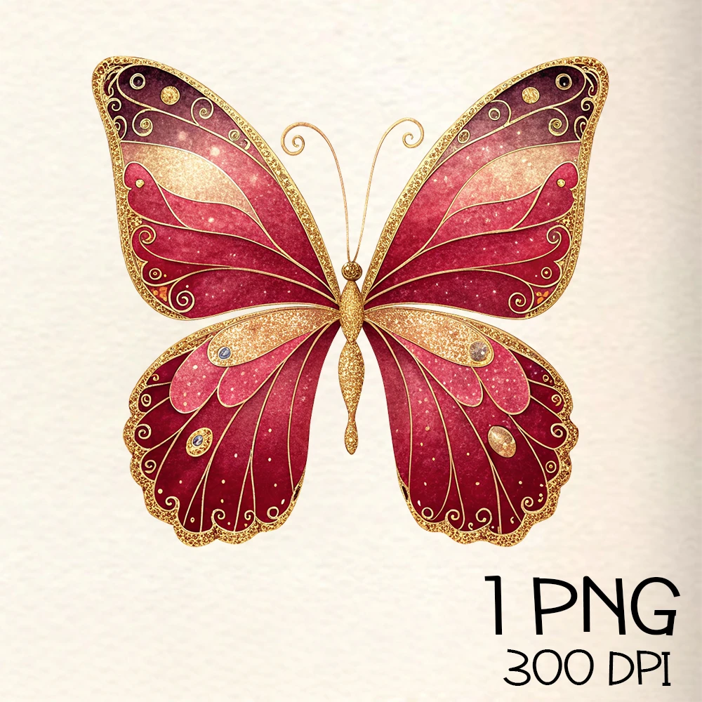 Cartoon Eligent Butterfly PNG Clipart