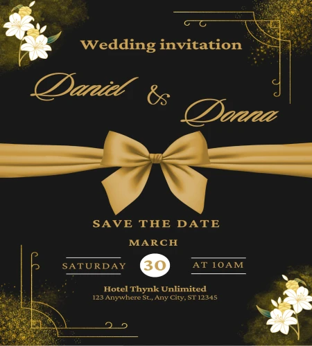 Wedding Celebration Invitation